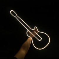Gitar Dekoratif Neon Led Tablo, Neon Duvar Tabela Gitar Dekoratif Neon Led Tablo, Neon Duvar Tabela